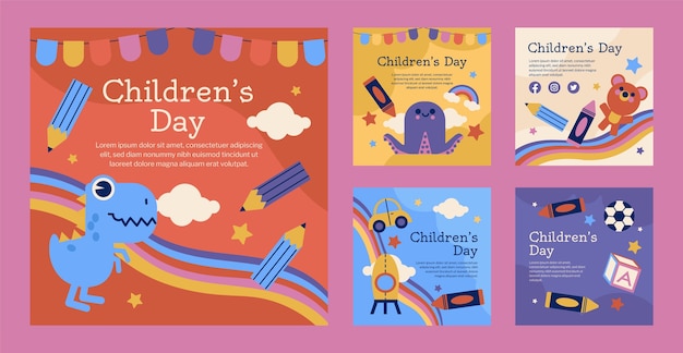 儿童节背景模板