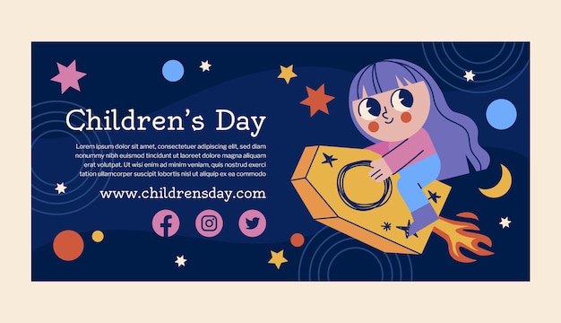 儿童节背景模板