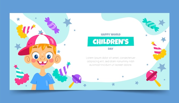 儿童节背景模板