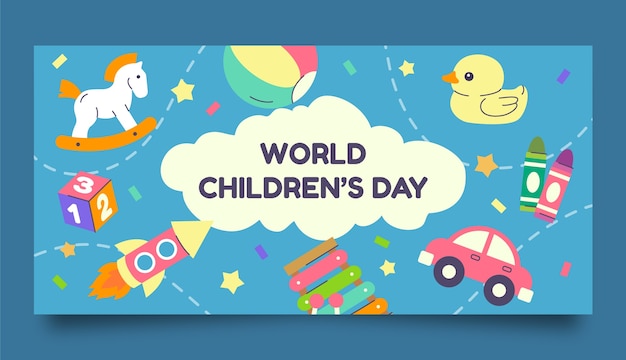 儿童节背景模板