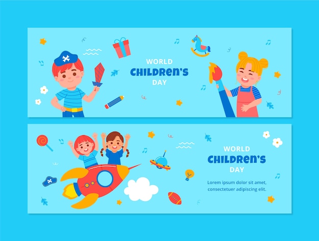 儿童节背景模板