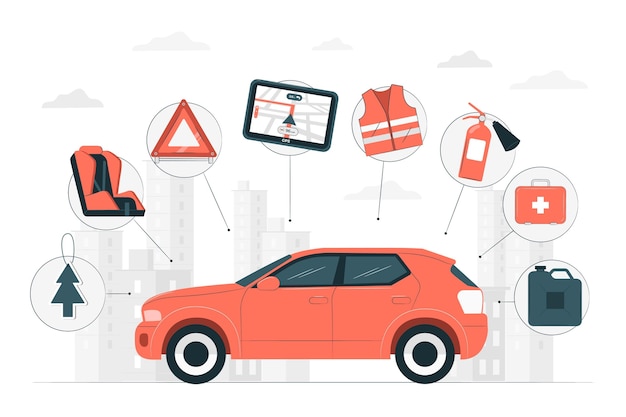 汽车配件安全物品