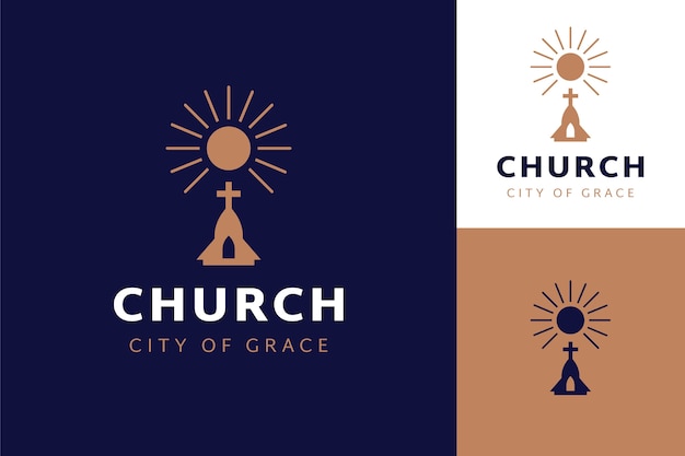 教会教堂标志logo