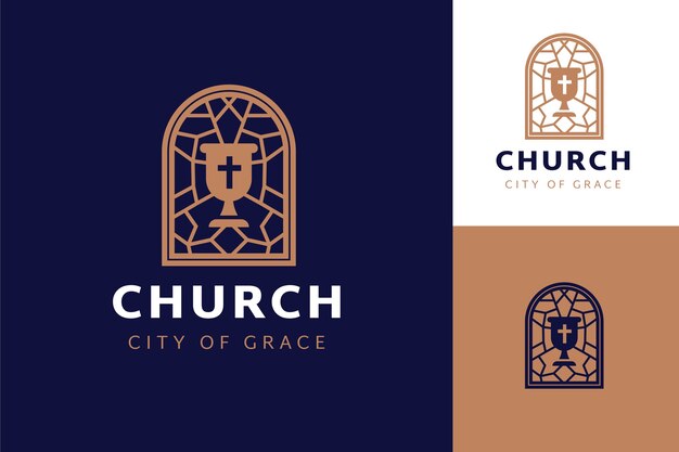 教会教堂标志logo