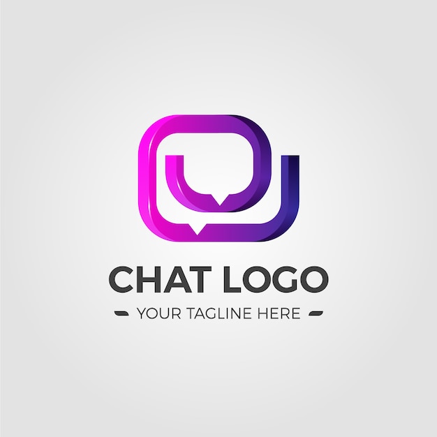 通信社交沟通标志logo