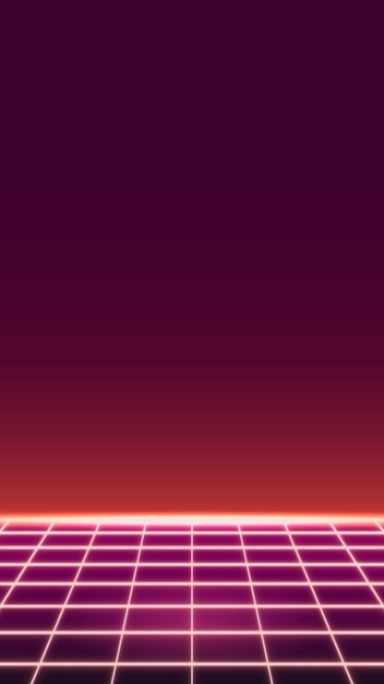 复古网格蒸汽波背景