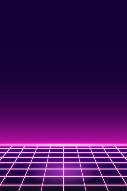 复古网格蒸汽波背景