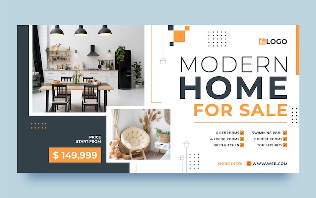 房地产banner横幅模板