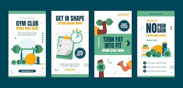 健身俱乐部banner横幅模板