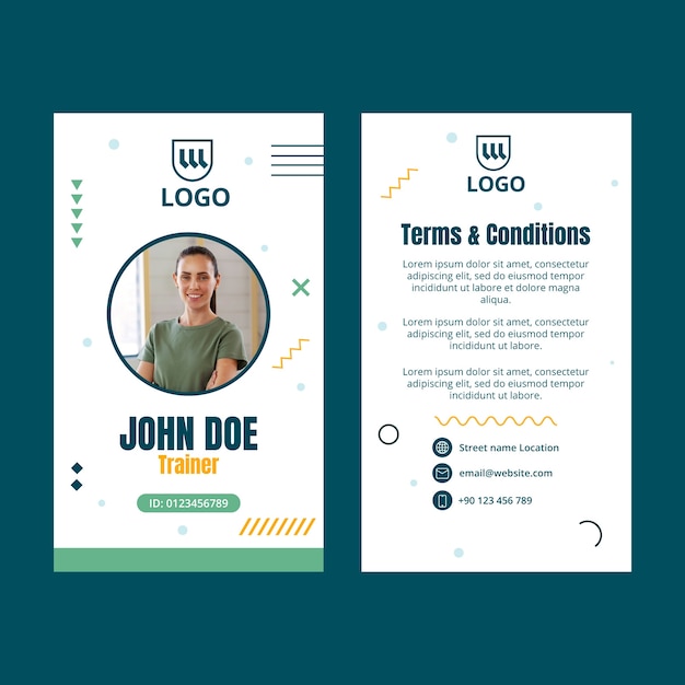 健身俱乐部介绍海报单页模板