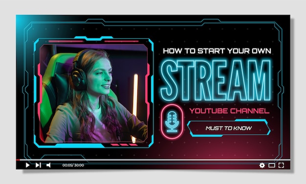 电竞游戏比赛banner横幅模板