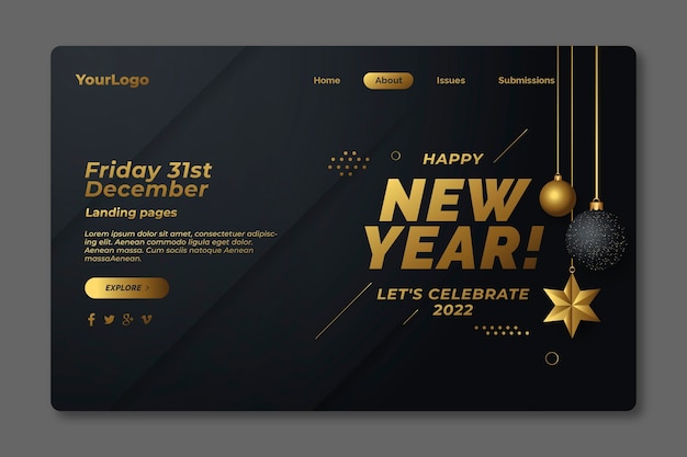 新年banner横幅模板