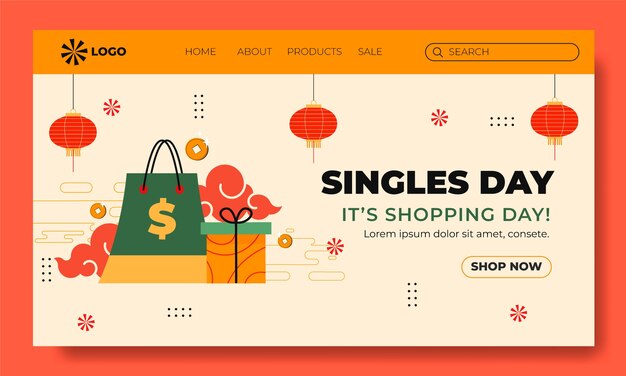 双十一电商促销banner横幅模板