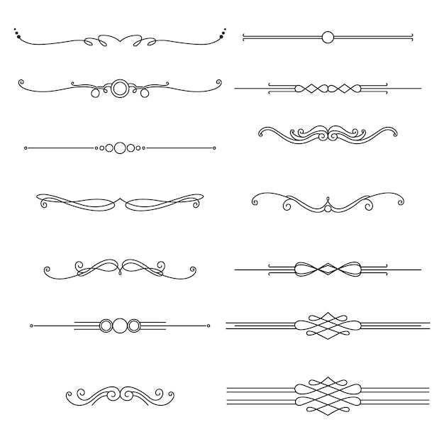 装饰线分割线元素