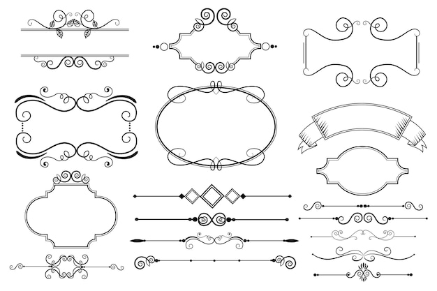 复古装饰线分割线边框