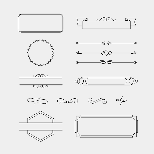 分割线装饰线边框