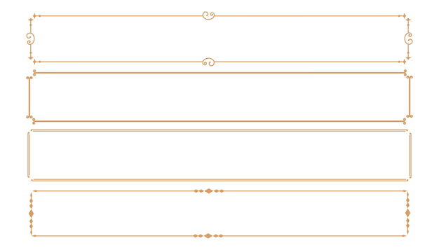 经典装饰边框