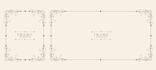 欧式复古装饰边框