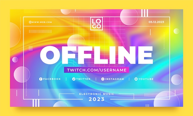 抽象音乐会音乐节海报模板