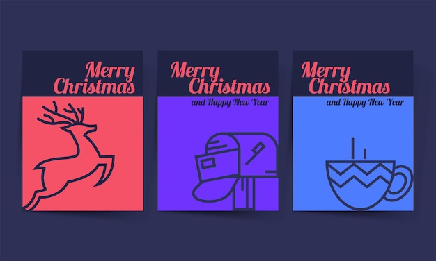 简约圣诞节模板