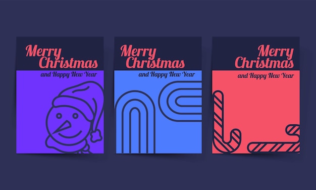 简约圣诞节模板