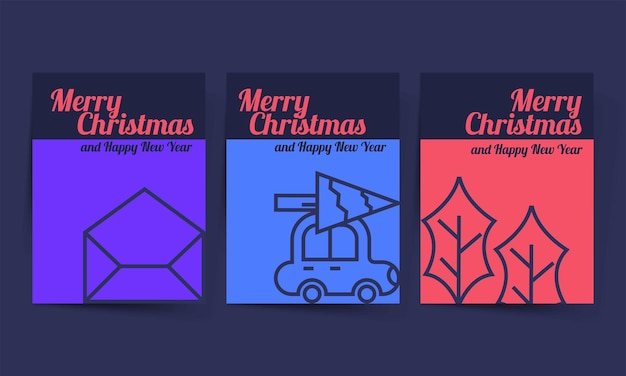 简约圣诞节模板