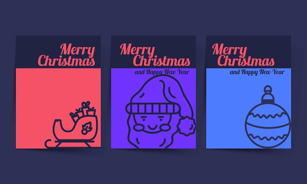 简约圣诞节模板