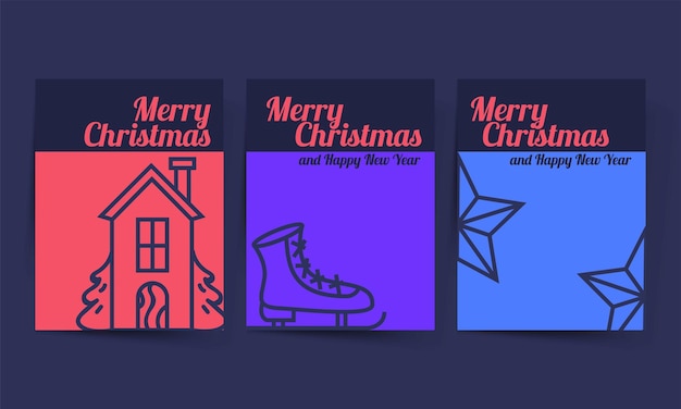 简约圣诞节模板