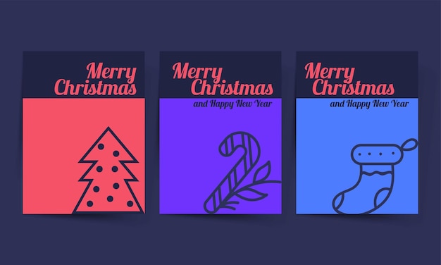 简约圣诞节模板