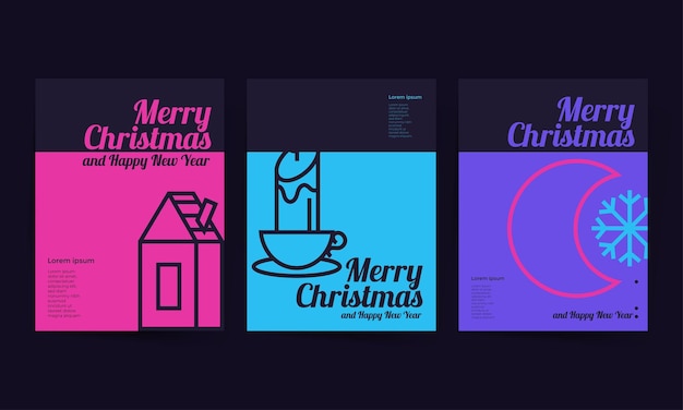 简约圣诞节模板