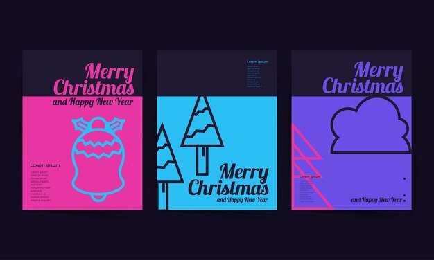 简约圣诞节模板