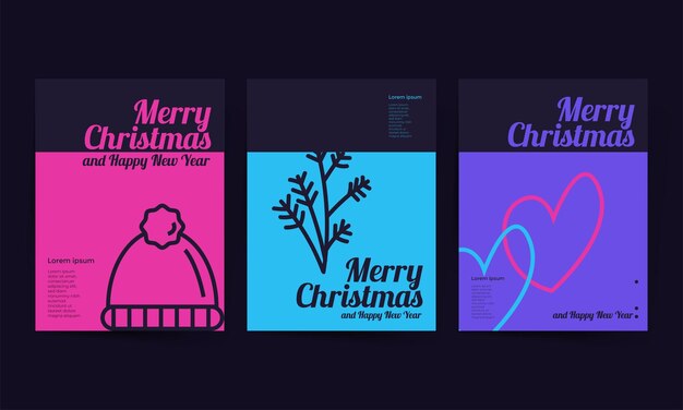 简约圣诞节模板