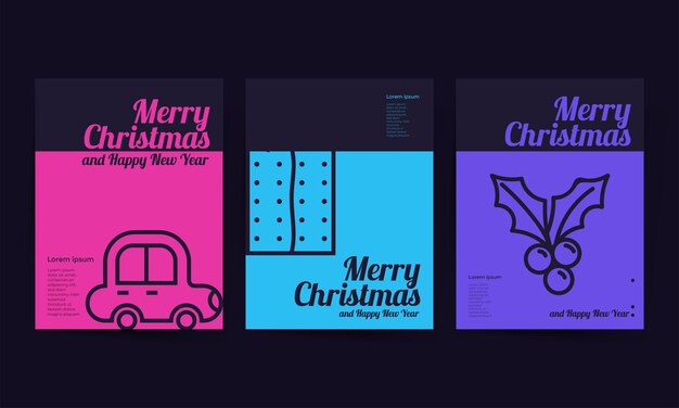 简约圣诞节模板