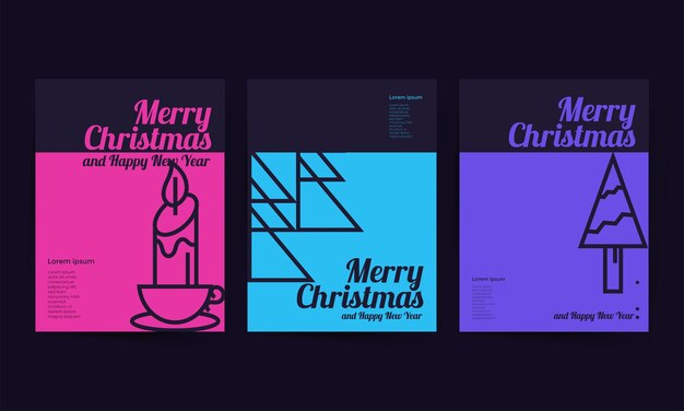 简约圣诞节模板