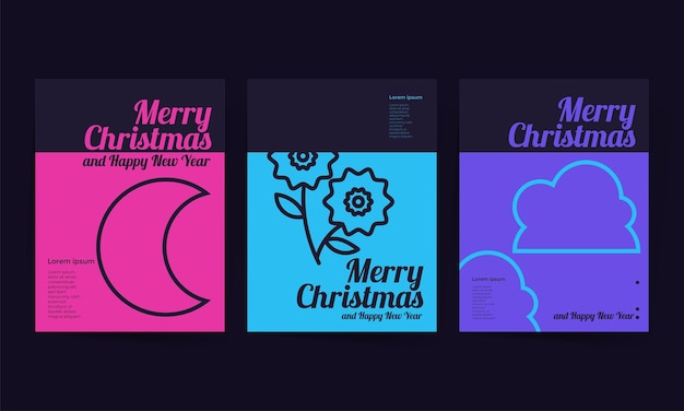 简约圣诞节模板