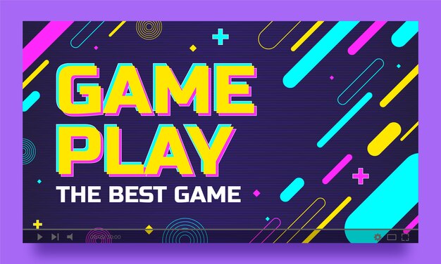 电子游戏banner海报横幅模板