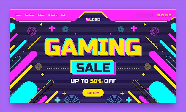 电子游戏banner海报横幅模板