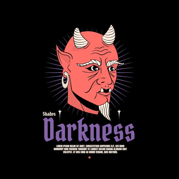 服饰T恤图案插画模板