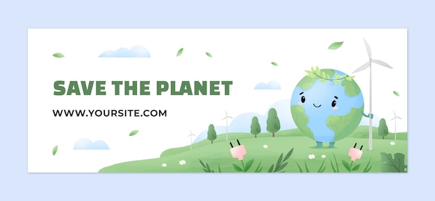 生态环境保护环保banner横幅模板