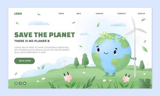 生态环境保护环保banner横幅模板