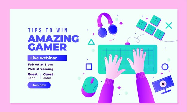 游戏banner横幅模板