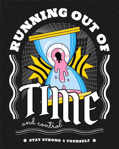 服饰T恤图案插画模板