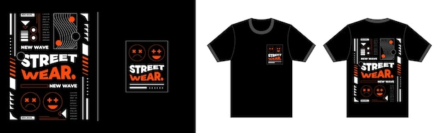 服饰T恤图案插画模板