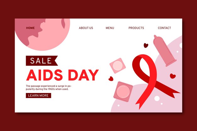 世界艾滋病日模板
