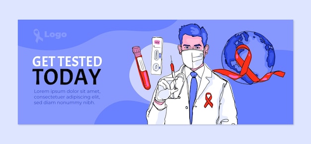 世界艾滋病日模板