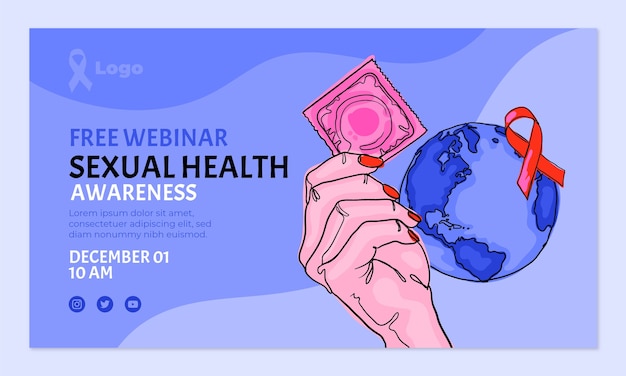 世界艾滋病日模板