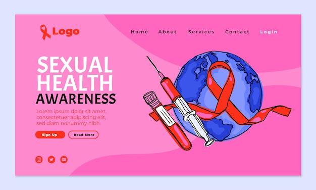 世界艾滋病日模板