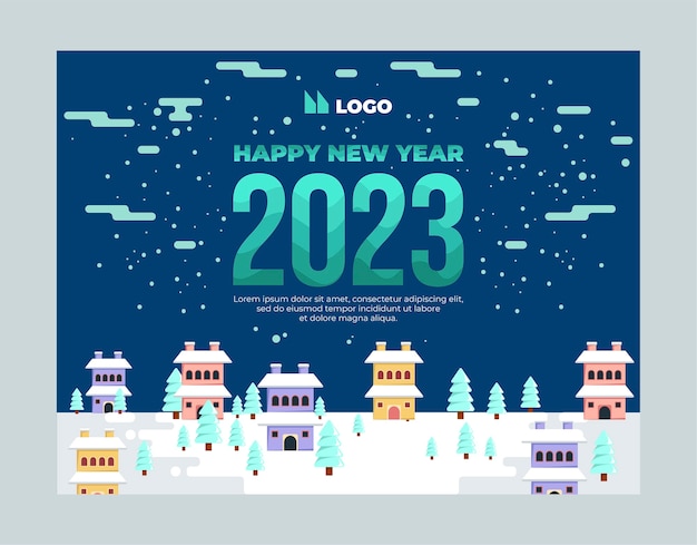 2023新年活动背景模板