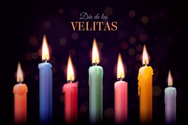 写实的蜡烛背景