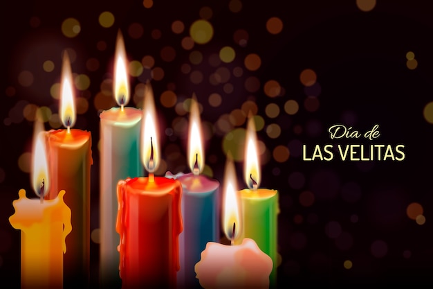 写实的蜡烛背景